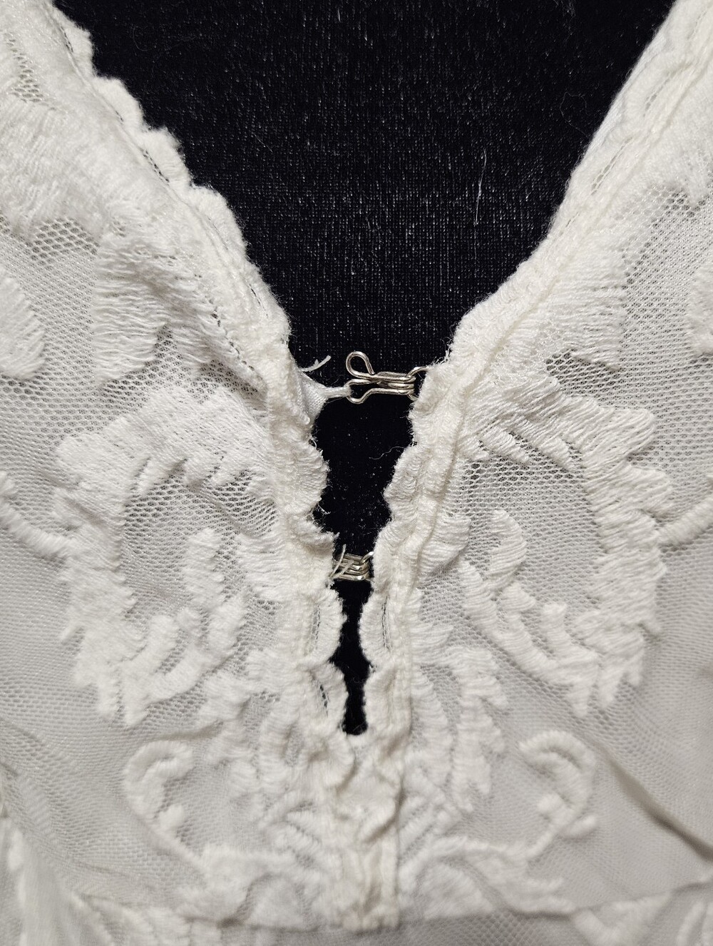 Free People White Lace Mini Dress - Picture 4 of 4